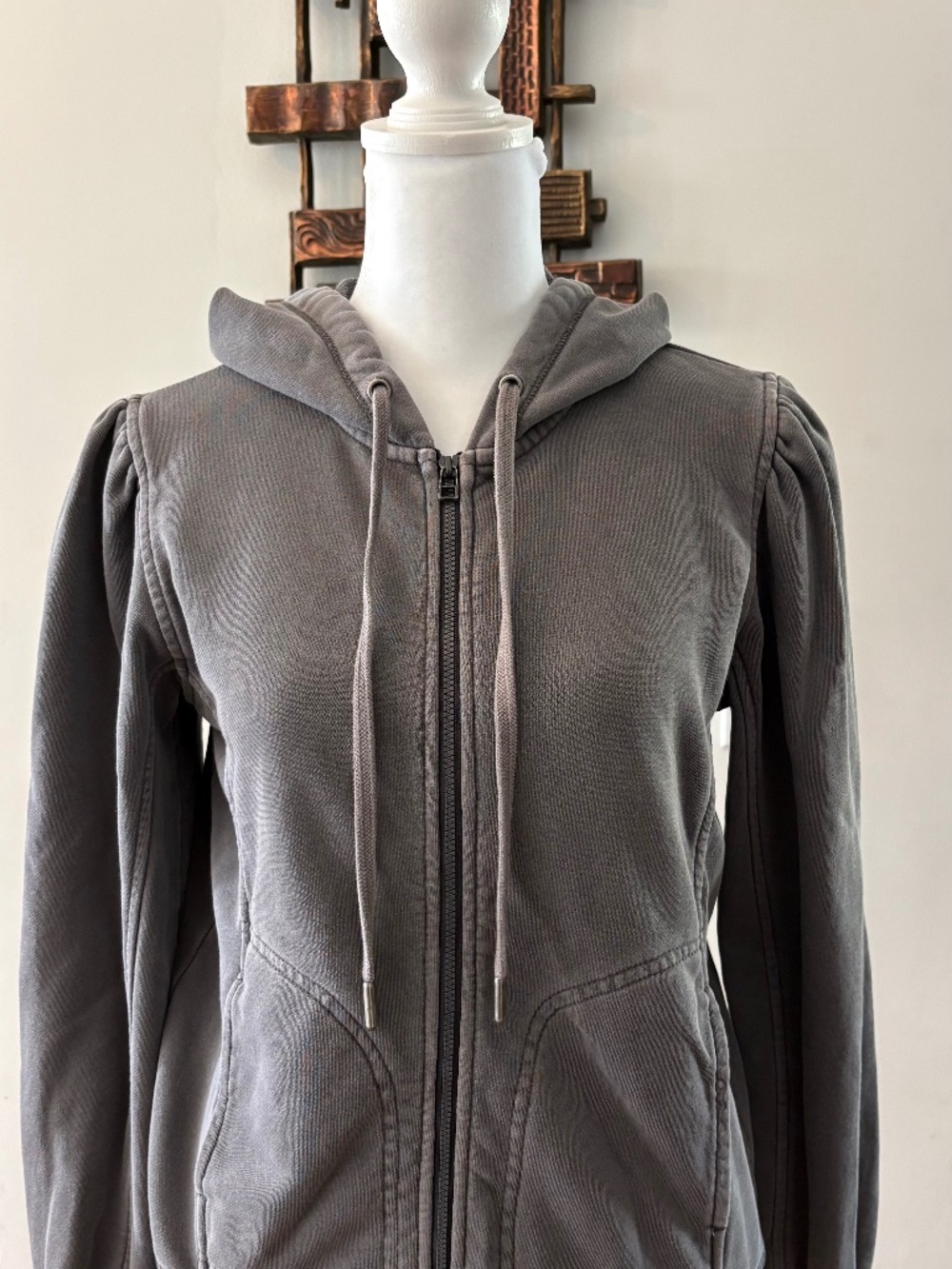 Daily Practice by Anthropologie Abstract Zip-Up Hoodie